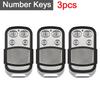 1-5PCS 433mhz Remote Control 4 Button Smart Copy Duplicator Electric Garage Door Gate Remote Cloning Universal Garage Door Gate