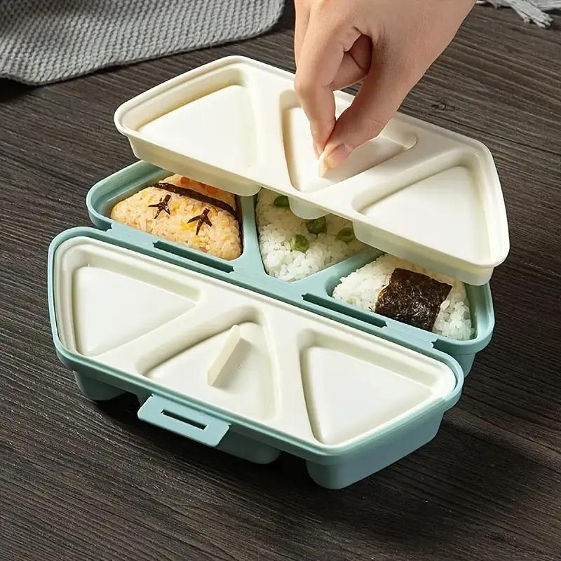 6 Gitter Sushi Form Dreieck Bento Box Küche Partyzubehör Form Werkzeug Onigiri Reisbällchen Bento Maschine Nori Küchenzubehör