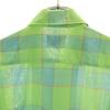 B.V.D 60s Vintage Check Pattern Long Sleeve Button Down Shirt M Green Men's Used