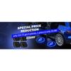 6PCS Flowing Color RGB LED Strip Under Car Neon Light 60*150 90*180 BT App Control Car Products