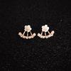 Small Daisy Flower Stud Earrings, Chrysanthemum Earrings, Exquisite Women's Earrings, Fashionable and Versatile