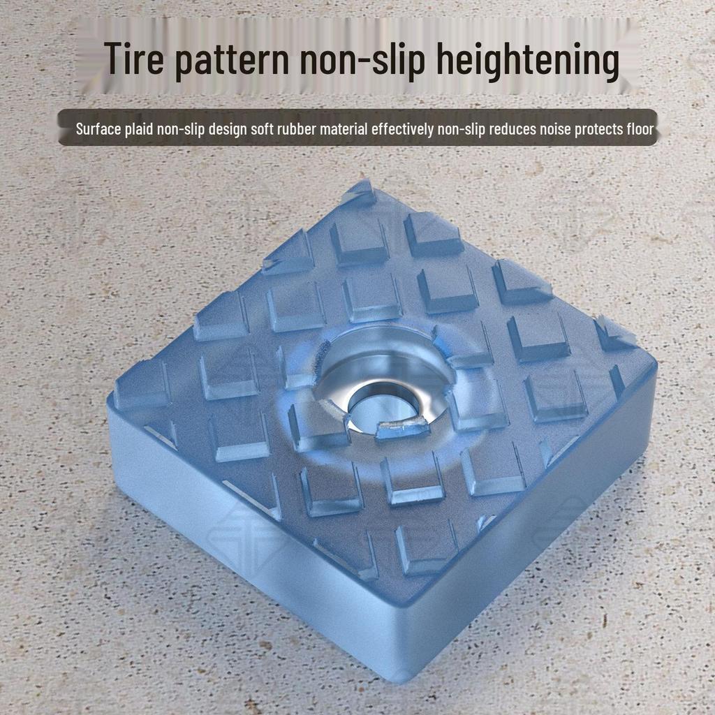 Anti-Slip Rubber Foot Pads for Furniture: Protective, Moisture-Proof, Height-Adjusting Cushion for Sofas, Tables, Chairs, and Stools