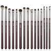 Jessup Makeup Brushes Set 15/25pcs Premium Synthetic Brown Make Up Brushes Foundation Eyeshadow Concealer Blush Eyeliner, T511