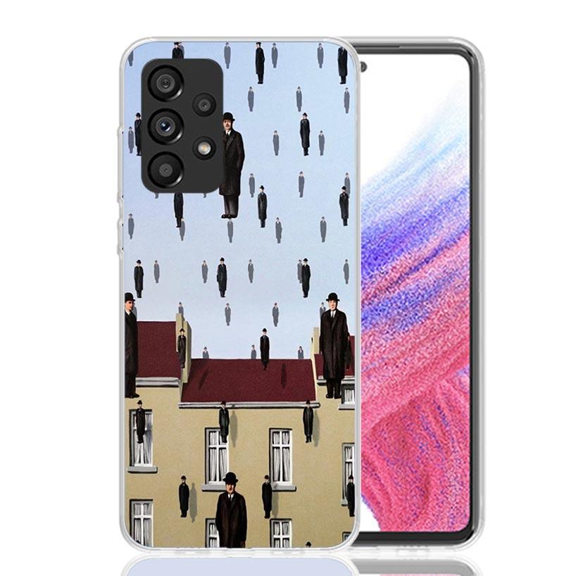 Rene Magritte Art Phone Case For Samsung Galaxy A17 A16 A14 A15 A13 A57 A56 A54 A55 A53 A37 A36 A34 A35 A33 A26 A24 A25 A23 Gala