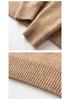 Women's Thickened Cashmere High-Neck Pullover Sweater: Versatile, Warm Long-Sleeve Knitwear
