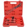 8PCS Drum Brake Puller Tool Kit Universal 45 Steel Oxidation Chromate Coating with Storage Box