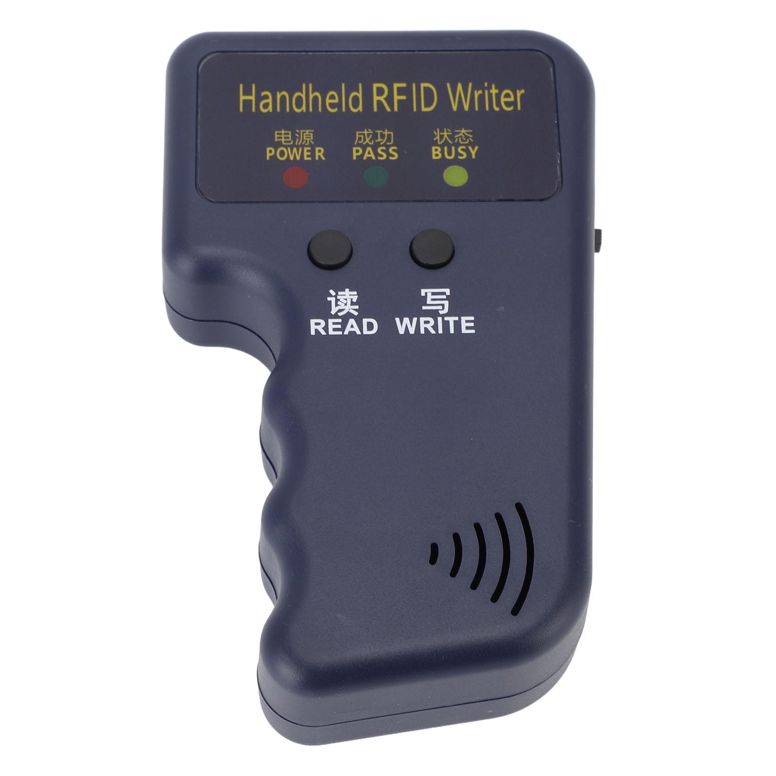 

Ручной RF идентификационный копировальщик Смарт-ридер Записывающее устройство Дубликатор для бесконтактных карт 125 кГц AWID ID-карт для системы контроля доступа