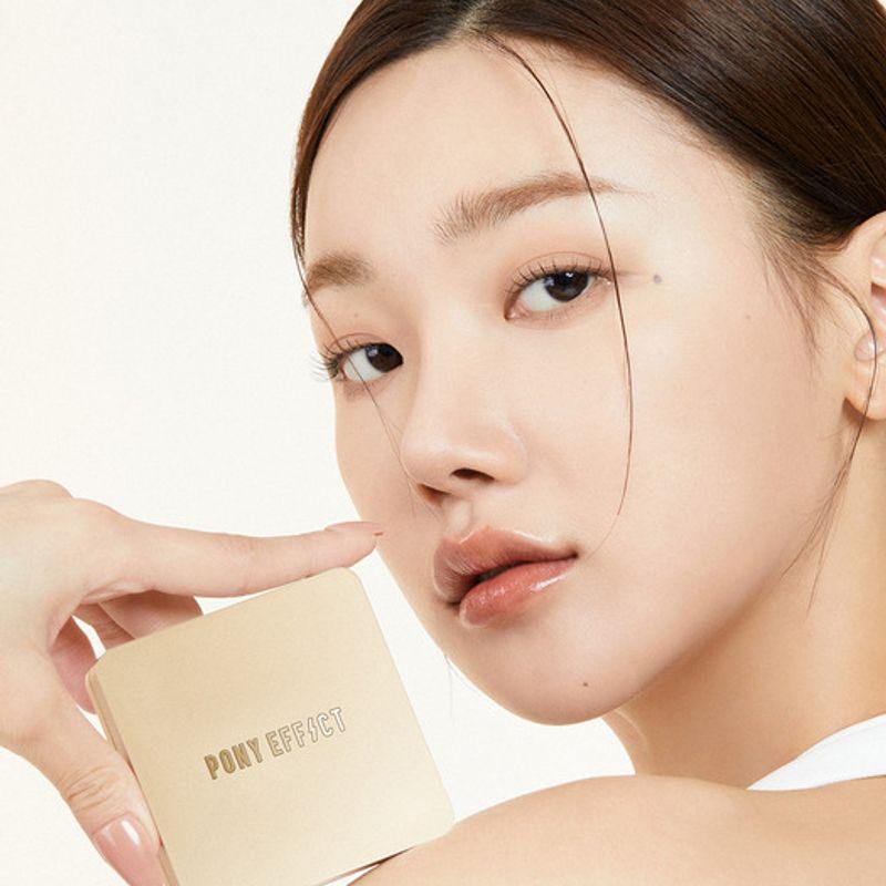 PONY EFFECT (Main product + 1 refill) Cover Stay Cushion Foundation Pro 003 Nude Beige