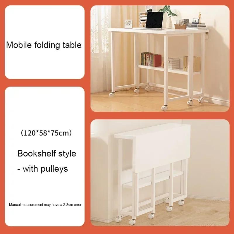 Foldable Table Computer Desk Adjustable Laptop Desk Multifunctional Office Furniture Household Desk Save Space Folding Table