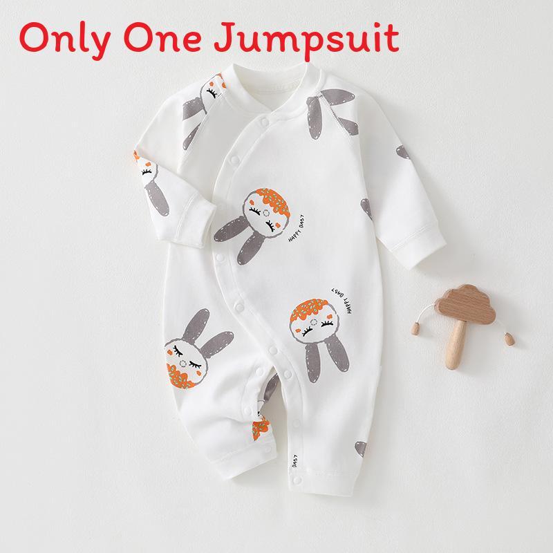 Newborn Cotton Baby Romper With Antibacterial Fabric Long Sleeve For Spring Autumn Infa