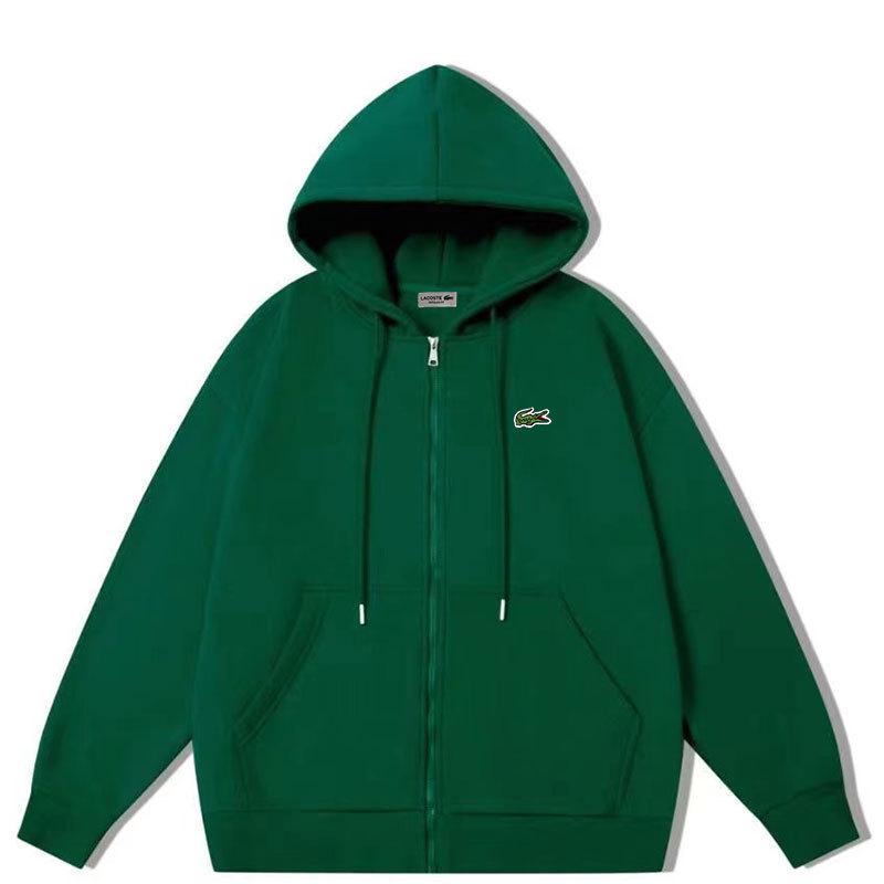 

Унісекс Худі-Кардиган зі Вишивкою Маленька Рибка - Вільний, Повсякденний, Універсальний Верхній Одяг Medium темно-зелений колір