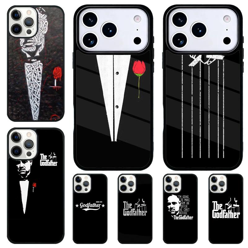Classic Movie Godfather Phone Case for iPhone 17 Air 16 15 11 12 14 13 Pro Max Shockproof Cover