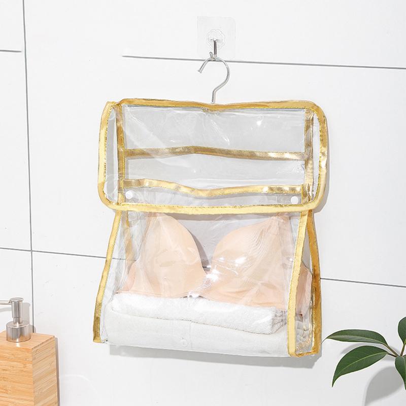 PVC Waterproof Wall Hanging Bag Towel Clothes Storage Bag Mobile Phone Bag Toiletries Organizer Bathroom Shower Accessories