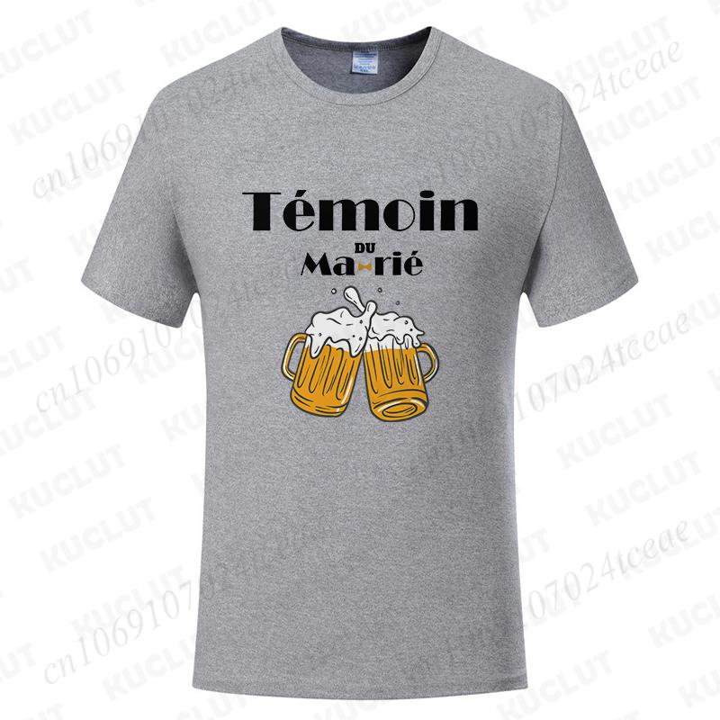 French Boyfriend Bachelor Party Tshirt Single Wedding Graphic Oversized Y2k Tops Evg Team Groomsman Tees Future Groom Man Shirt