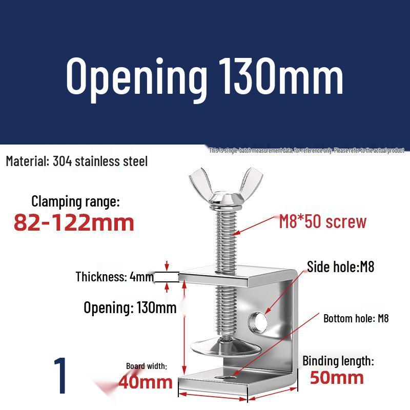 304 Tiger Clip U-Shaped Woodworking G-Clamp