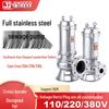 304/316 Stainless Steel Corrosion & High Temp Resistant Submersible Sewage Pump for Septic and Aquaculture Ponds