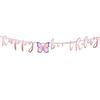 Pink Butterfly-Themed Birthday Party Set: Disposable Banners, Tableware, Paper Cups, and Paper Plates for Decorations and Party Setup