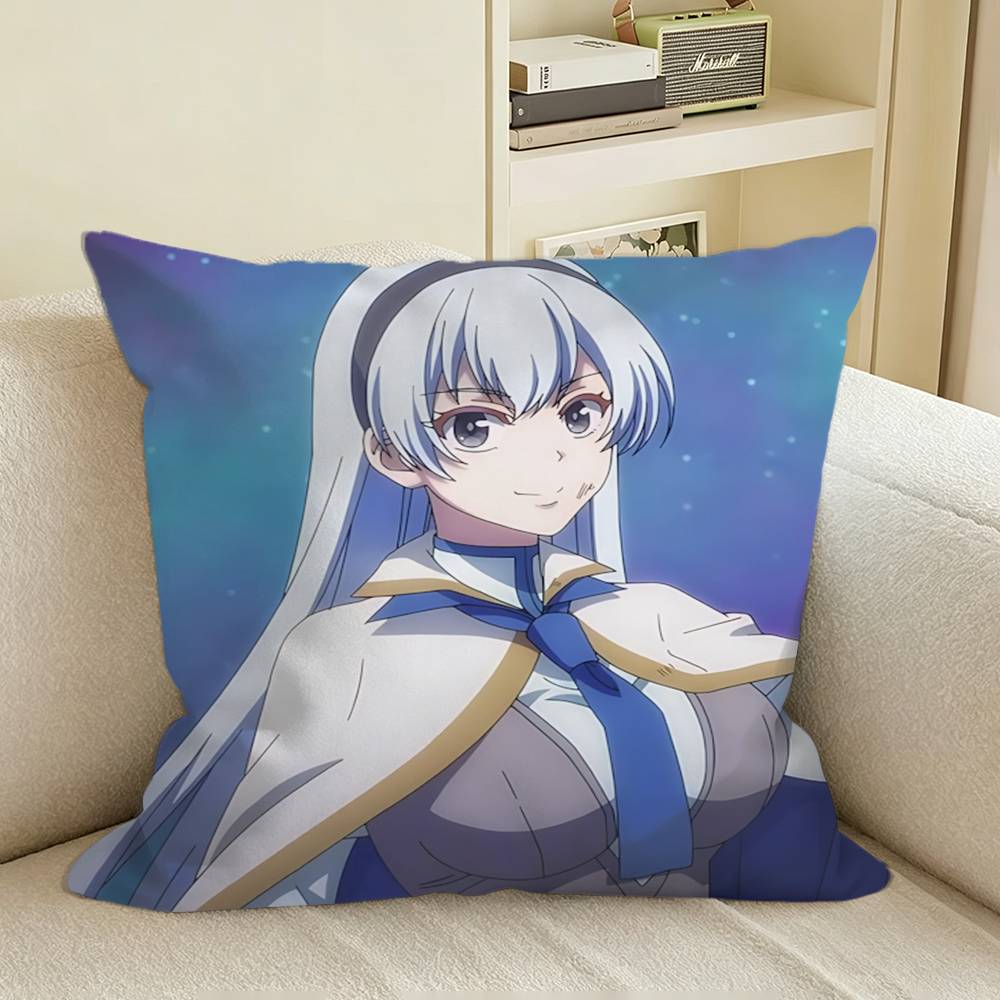 Annerose Krasia Anime Hojo Mahou Square Sofa Pillow Cover Solid Color Living Room Home Decor Cushion Case
