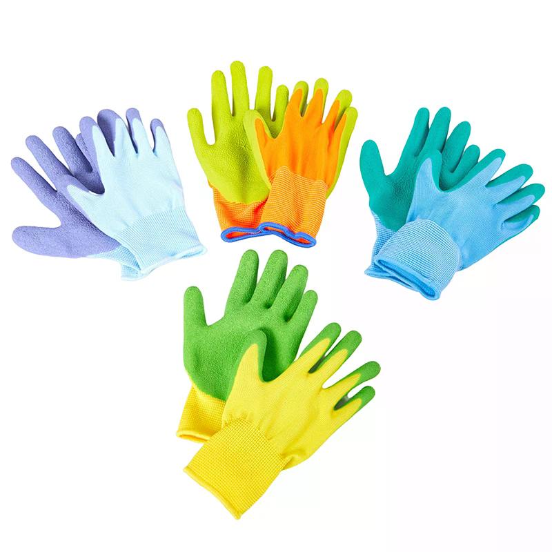 1Pair Breathable Children Gardening Gloves Durable Waterproof Gloves Anti Bite Cut Collect Seashells Protector Handwork Gloves