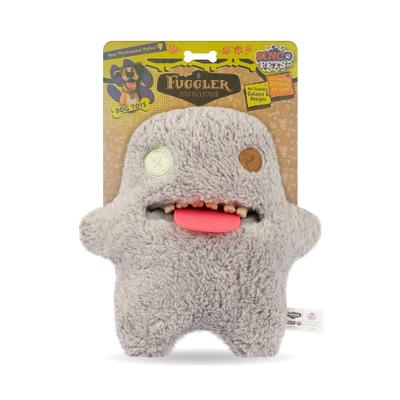 Ooger Booger Grey Squeaky Dog Authentic Toy,