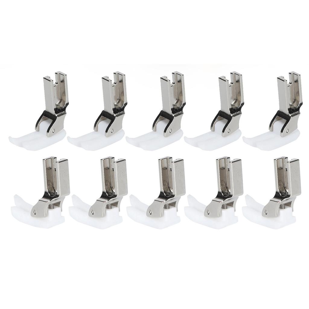 10Pcs Presser Foot Craft Supplies Industrial Sewing Machine Plastic Accessories T350