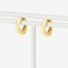 ESTELLE [Official] Women's Silver Yellow Gold Plated Earrings 0776-0062-0000-0000