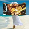 1pc Agatsuma Zenitsu Beach Towel, Comfortable and Thick, and Swimming/Bath/Picnic/Camping Towel, Suitable for Seaside Beaches