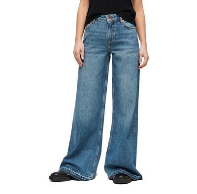 Superdry Raw Hem Wide Flare High Waist Jeans