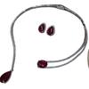 Gemstone Inlaid Zircon Necklace Neck Chain Niche Versatile Light Luxury Elegant Woman