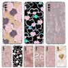 Gold Rose Love Heart Phone Case For Samsung A54 A52 A50 A70 A30 A40 A20S A20E A12 A14 A16 A22 A24 A42 A34 A32 5G A04s A06 Cover