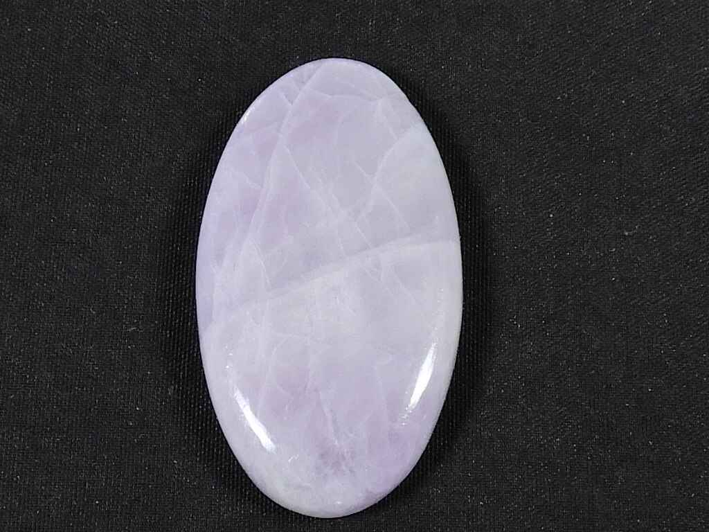 44Cts. Natural Pink Kunzite Oval Cabochon Loose Crytsal Gemstone 21X38X5MM SK-1788