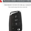 Car TPU Key Case Cover For VW Volkswagen Golf 7 MK7 Tiguan MK2 T-roc T-cross Skoda Octavia Kodiaq Karoq Seat Ateca Leon Fob