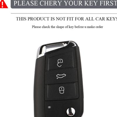 Car TPU Key Case Cover For VW Volkswagen Golf 7 MK7 Tiguan MK2 T-roc T-cross Skoda Octavia Kodiaq Karoq Seat Ateca Leon Fob