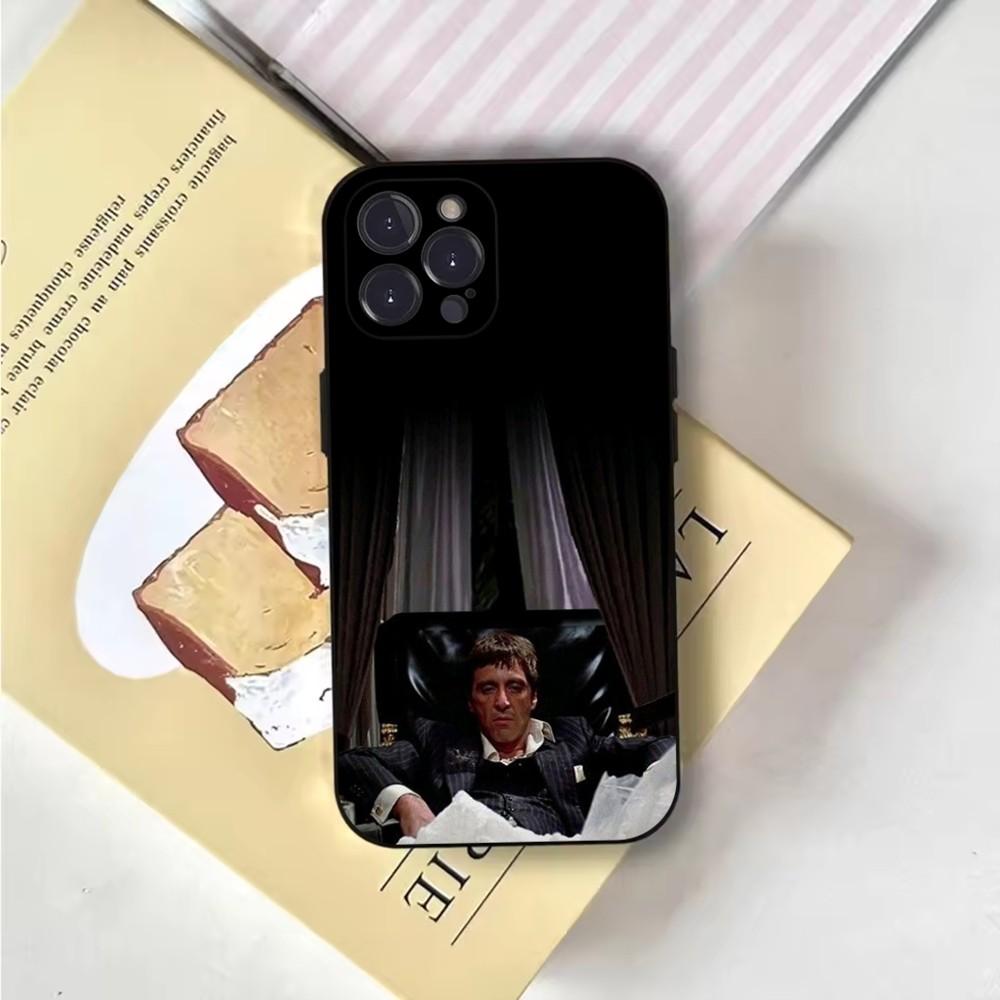 

Scarface 1983 Film Phone Case For iPhone 16,15,14,13,12,11,Pro,X,XS,Max,XR,Plus,Mini Soft Black Cover iPhone15