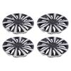 4 Stück 14 Zoll Radkappen Modischer Look Schützend Kratzfest Radkappenabdeckung für Fiesta