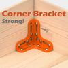 Corner Bracket Heavy Duty Wood Shelf L-shaped Triangle Corner Brace 90-Degree Angle