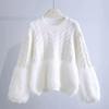 Tassel Cable Knit Sweater - Women's Winter Loose Pullover