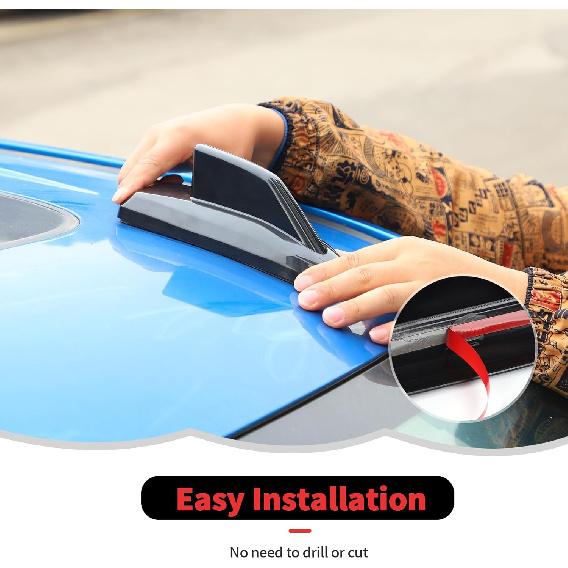 RT-TCZ Roof Antenna Cover Trim Decoration Exterior Accessories for Chevy Silverado/Suburban/Tahoe 2019-2024,for GMC Yukon/Sierra 2019-2024,Black