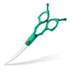 6.0 inch color double tail, split Midon handle, pet scissors, pet curved scissors