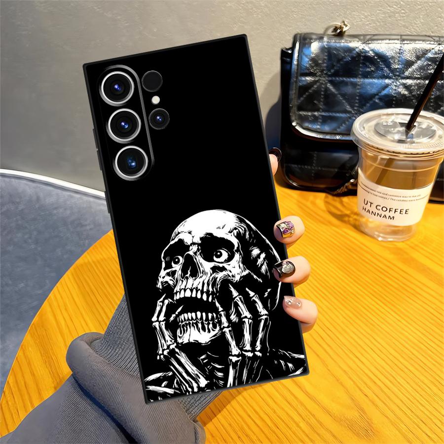 Skeleton Case for Samsung Galaxy S26 Ultra S24 S23 Note 20 8 9 10 S25 Plus S20 Ultra S10 S9 S21 FE Funda Phone Cover