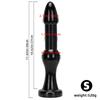 Large Head Extra Long Female Dildo Posterior Male Anal Plugs Out Wear Anal Strips Practice Anal Dilation Tool Sex Toys