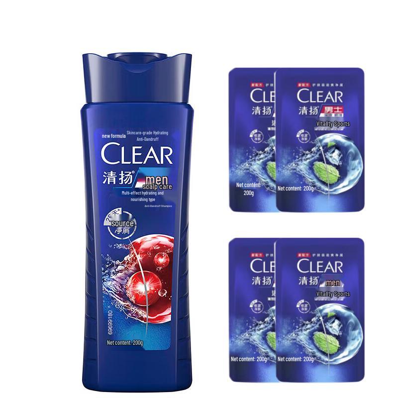 

Clear Men Anti-Dandruff Oil Control Shampoo 5-Bottle Pack