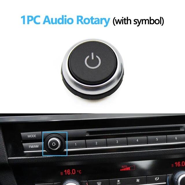 11/12/14pcs Dashboard Air Conditioner AC Button Heater Switch Cover For BMW 5 6 7 Series X5 X6 F10 F18 F06 F12 F01 F02 F15 F16