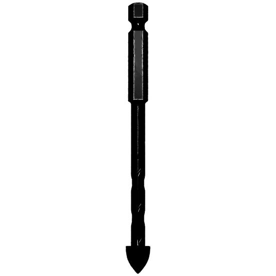 Drill Bit Precision High Hardness Wear-Resistant Extended Hexagonal Twist Cross Drill Home Use