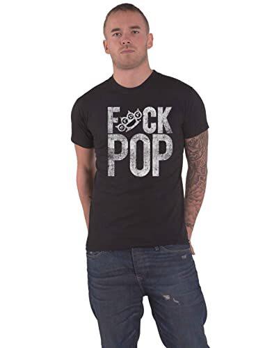 Five Finger Death Punch Men s F*ck Pop Short Sleeve T-Shirt, Black, Large 2XL