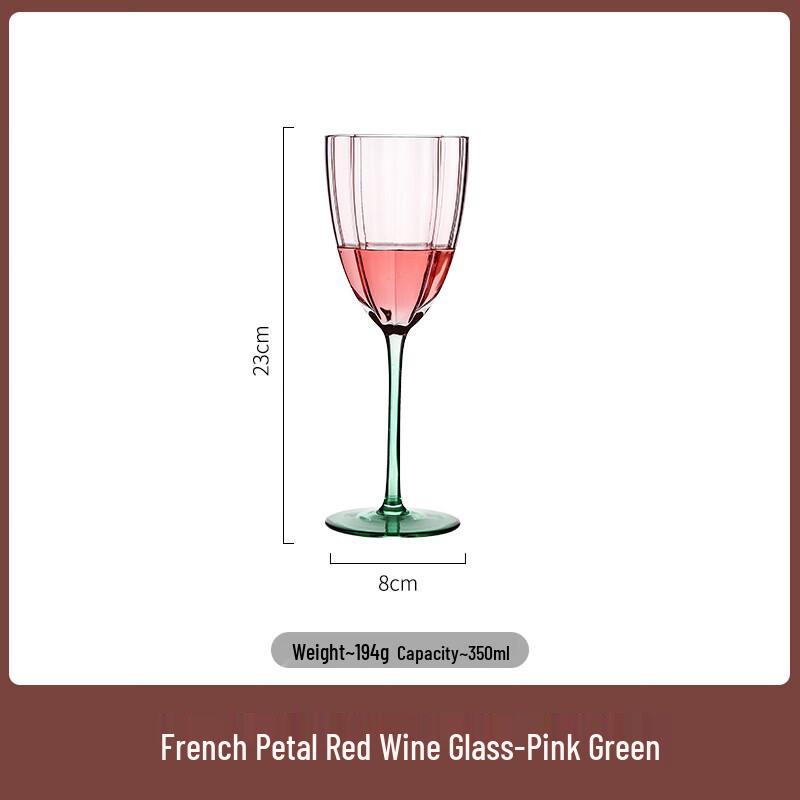 

Шанки Бокал для вина из пластика с высоким стеблем и дизайном лепестков