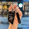 Sakura Pink Tpu for BMW X1 X3 X4 X5 X6 F15 F16 G30 3 5 7 Series G11 F48 Remote Smart Auto Car Key Case Cover Keyring Accessories xg7
