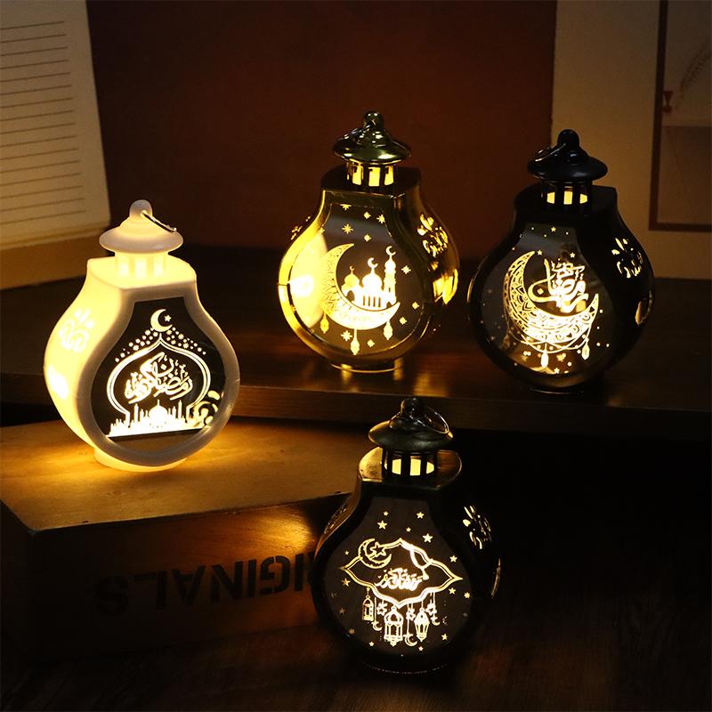 2026 Ramadan Decoration Led Lantern Light Eid Mubarak Star Moon Castle Lights Eid Mubarak For Ramadan Kareem Home Decor