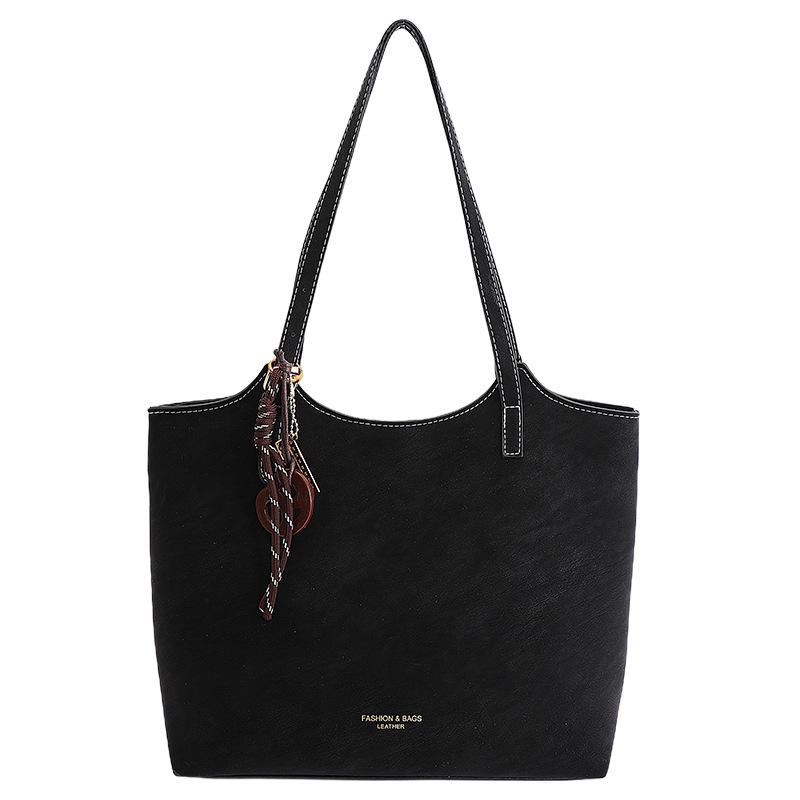 Retro hochwertige Tote-Tasche Damen Frühling und Herbst neue trendige Handtasche mit großem Fassungsvermögen für die Arbeit Pendeln Umhängetasche Tasche