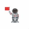Space Themed Solar Powered Astronaut Figurine Swinging Arm Dashboard